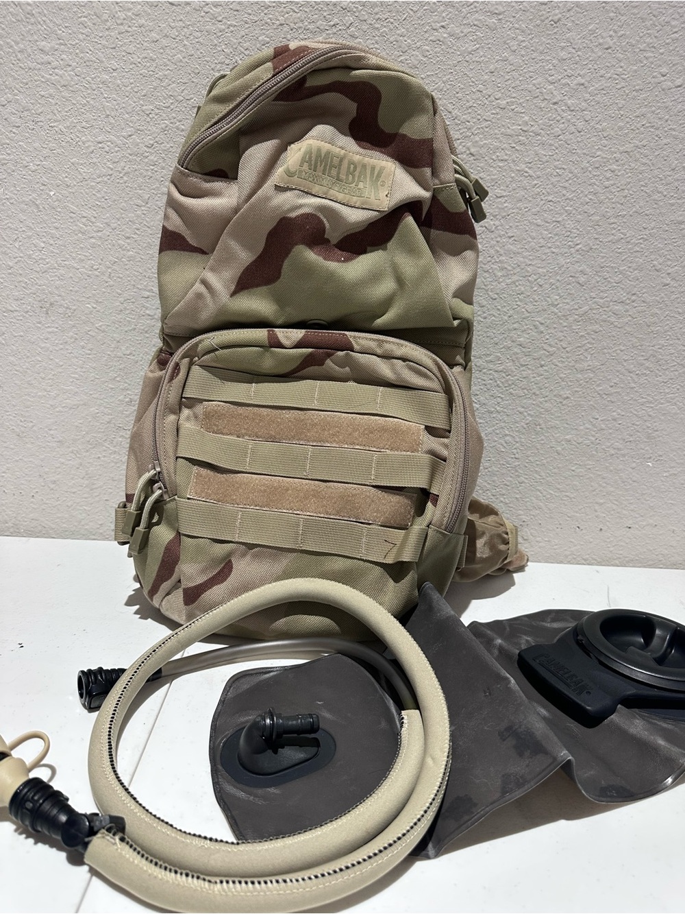 CamelBak Maximum Gear MULE Tactical Hydration Pack Military Tan Camo